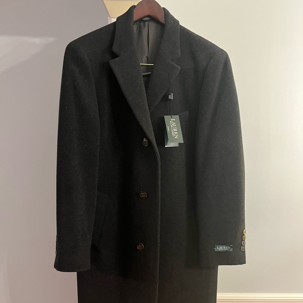 Black Men’s Overcoat